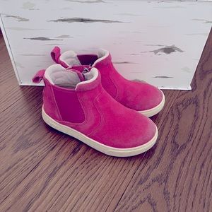 UGG Toddler Suede Hot Pink Bootie Size 11